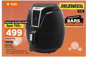 Power Princess airfryer tilbud