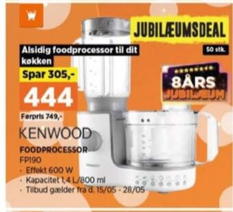 Power Kenwood foodprocessor tilbud