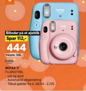 Power Instax kamera tilbud