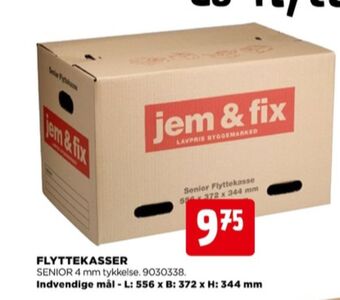 jem & fix Jem & fix flyttekasser tilbud