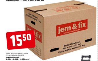 jem & fix Jem & fix flyttekasser tilbud