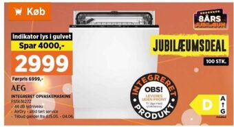 Power Aeg opvaskemaskine tilbud