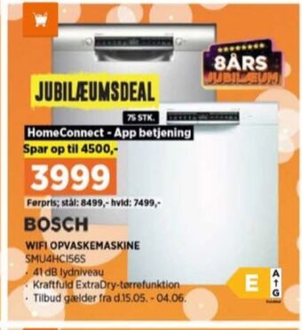 Power Bosch opvaskemaskine tilbud