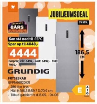 Power Grundig fryseskab tilbud