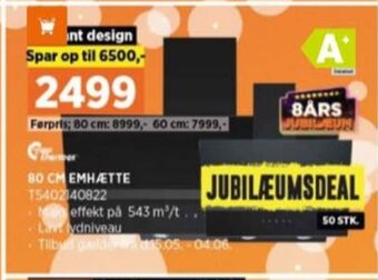 Power Thermex emhætte tilbud