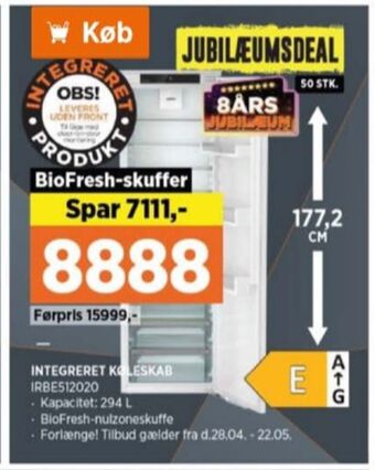 Power Liebherr køleskab tilbud