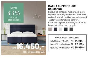 Magna supreme lux boksseng