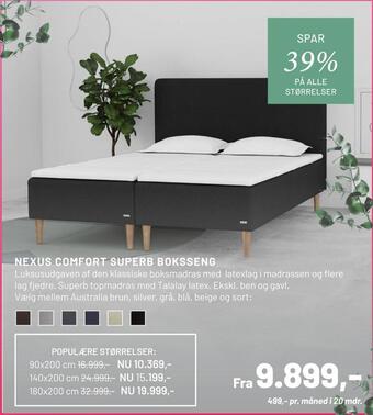 Nexus comfort superb boksseng