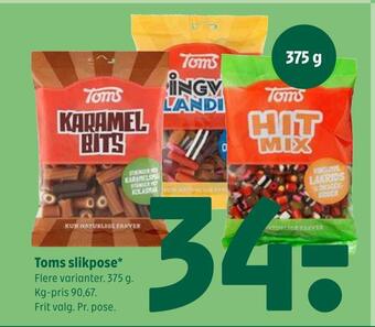Coop 365 Toms slikpose tilbud