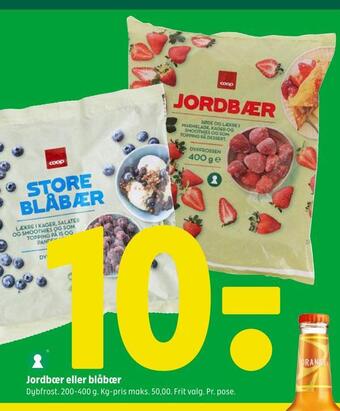 Coop 365 Jordbær eller blåbær tilbud