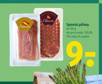 Coop 365 Spansk pålæg tilbud