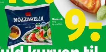 Coop 365 Mozzarella tilbud