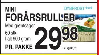 ABC Lavpris Forårsruller tilbud