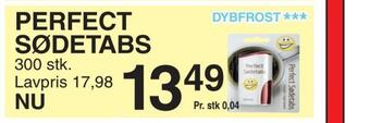 ABC Lavpris Perfect sødetabs tilbud