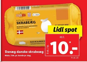 Lidl Danæg danske skrabeæg tilbud