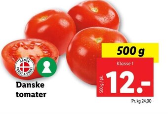 Lidl Danske tomater tilbud