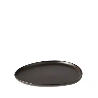 Kop & Kande Raw organic frokosttallerken titanium black 24x21 cm tilbud