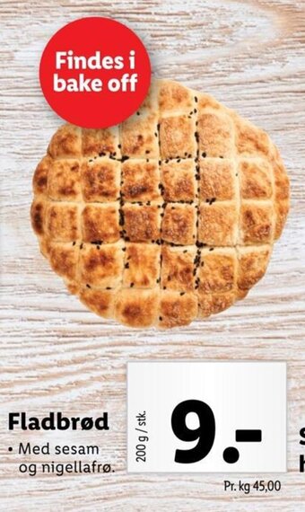 Lidl Fladbrød tilbud