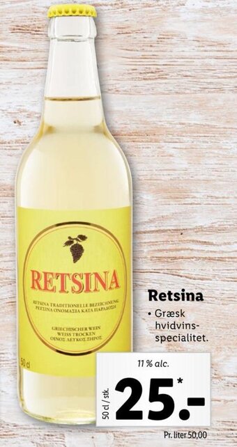 Lidl Retsina tilbud