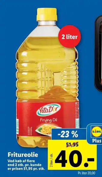 Lidl Vita D'or Fritureolie tilbud