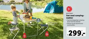 ROCKTRAILⓇ Sæt med camping-møbler