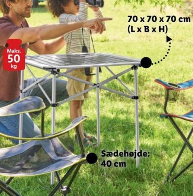 ROCKTRAILⓇCampingbord af aluminium tilbud hos Lidl