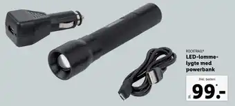ROCKTRAILⓇ LED-lomme-lygte med powerbank