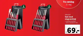 Lidl PARKSIDEⓇ Sæt med slagværktøj tilbud