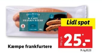 Kæmpe frankfurtere