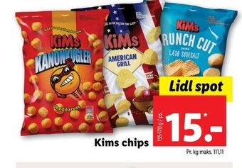 Lidl Kims chips tilbud