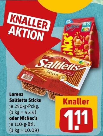 REWE DE Lorenz Saltletts Sticks tilbud
