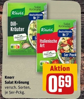 REWE DE Knorr Salat Krönung tilbud