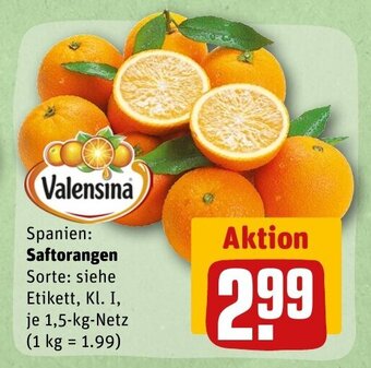 REWE Spanien: Saftorangen tilbud