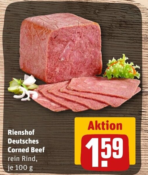 Rienshof Deutsches Corned Beef tilbud hos REWE