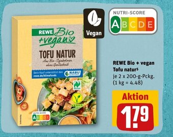 REWE DE REWE Bio + vegan Tofu natur tilbud