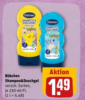 REWE DE Bübchen Shampoo & Duschgel tilbud