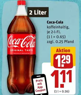 REWE Coca-Cola 2 Liter tilbud