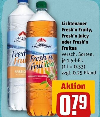 Lichtenauer Fresh'n Fruity, Fresh'n Juicy oder Fresh'n Fruitea