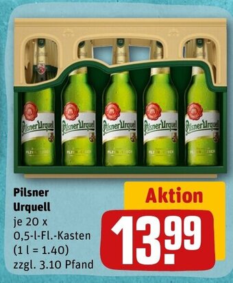 REWE DE Pilsner Urquell tilbud