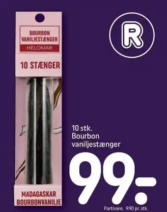 REMA 1000 10 stk. Bourbon vaniljestænger tilbud