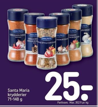 Santa Maria krydderier 71-148 g