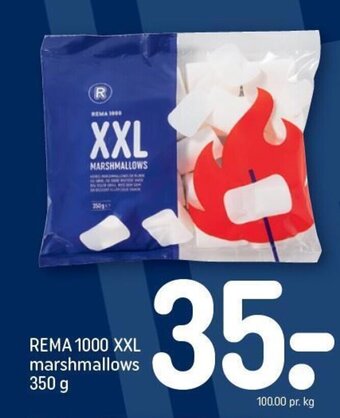 REMA 1000 REMA 1000 XXL marshmallows 350 g tilbud