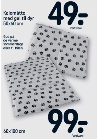 REMA 1000 Kølemåtte med gel til dyr 50x60 cm tilbud
