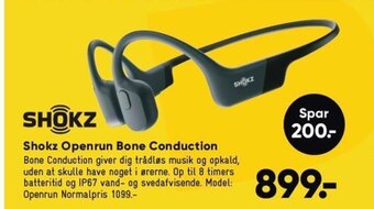 Bilka Shokz Openrun Bone Conduction tilbud