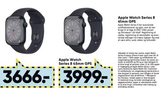 Bilka Apple Watch Series 8 41mm GPS tilbud