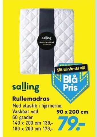 Bilka Rullemadras tilbud