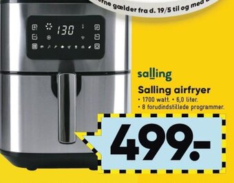 Bilka Salling airfryer tilbud