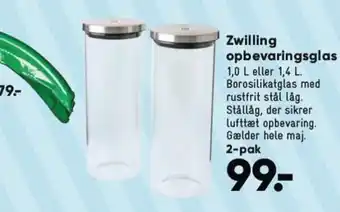 Bilka Zwilling opbevaringsglas tilbud