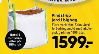 Bilka Pindstrup jord i bigbag tilbud