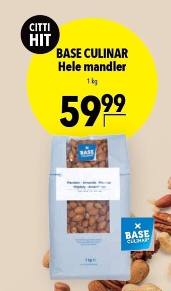 Citti Base culinar hele mandler tilbud